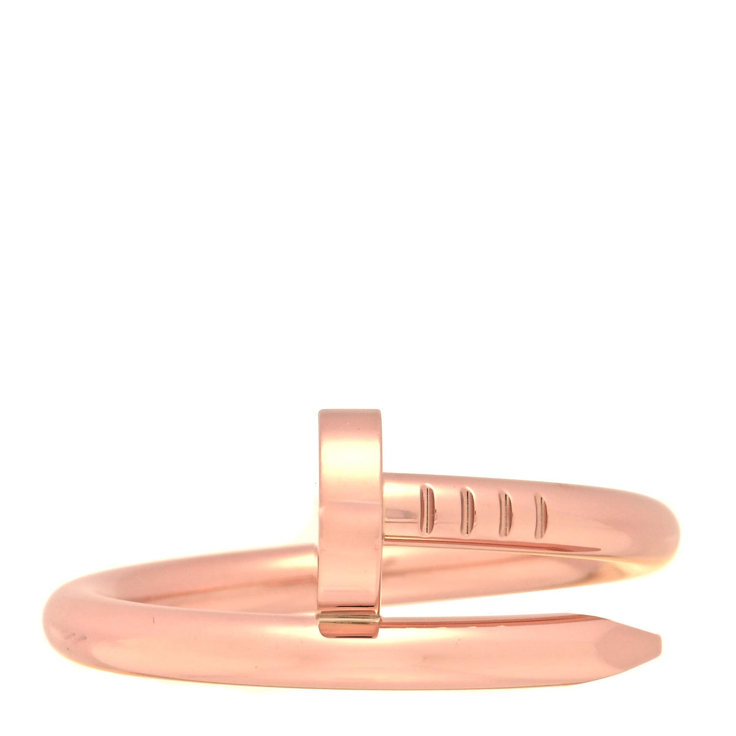 18K Pink Gold Juste Un Clou Ring 56 7.5