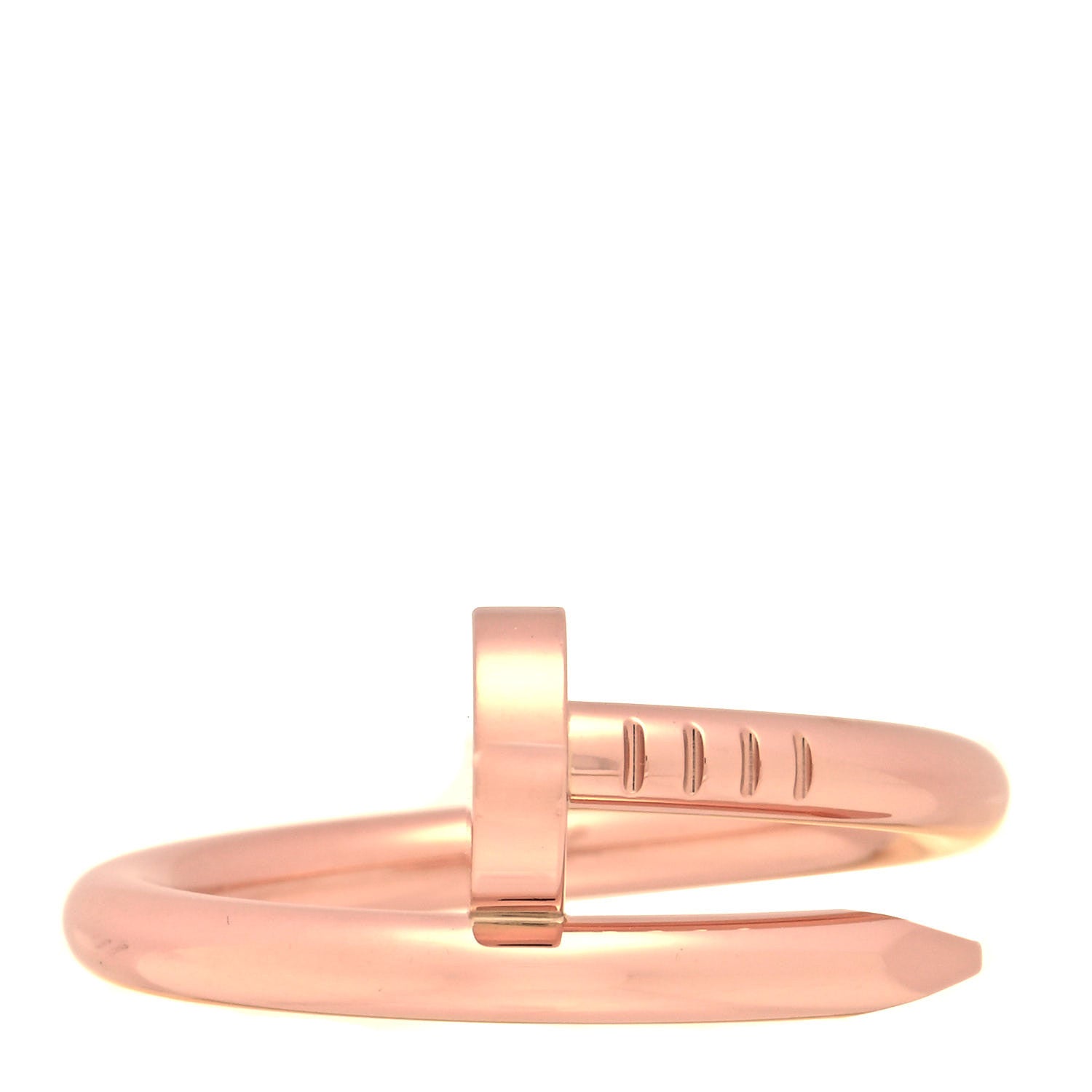 Cartier 18K Pink Gold Juste Un Clou Ring 56 7.5 1 of 5