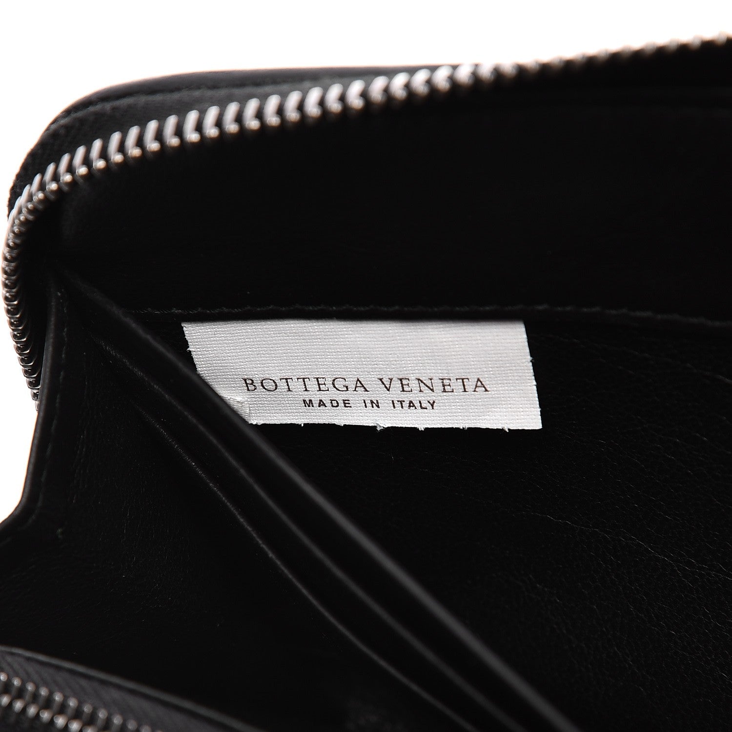 Bottega Veneta Nappa Intrecciato Zip Around Wallet Black 7 of 9