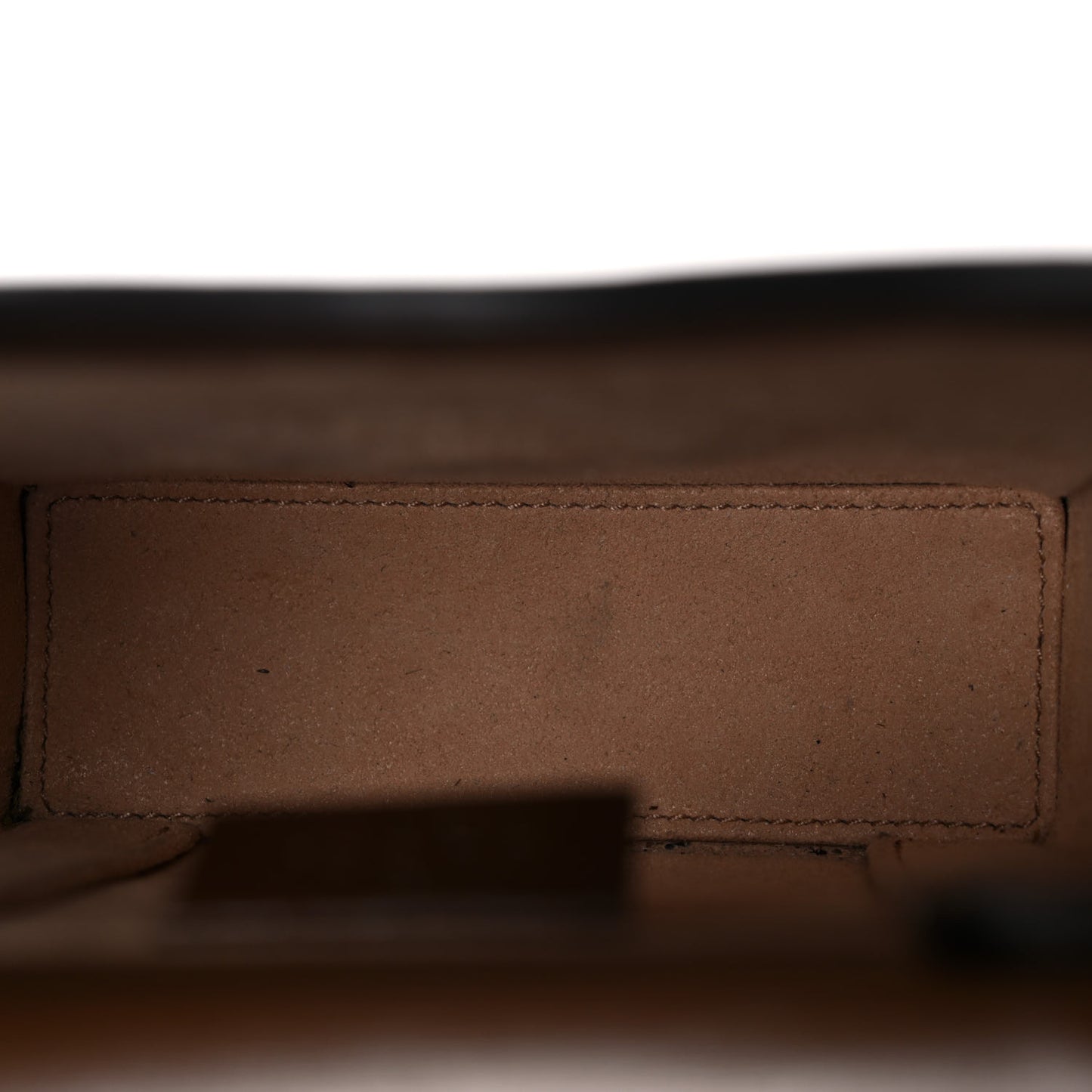 GG Supreme Monogram Mini Horsebit 1955 Crossbody Bag Beige Brown Sugar