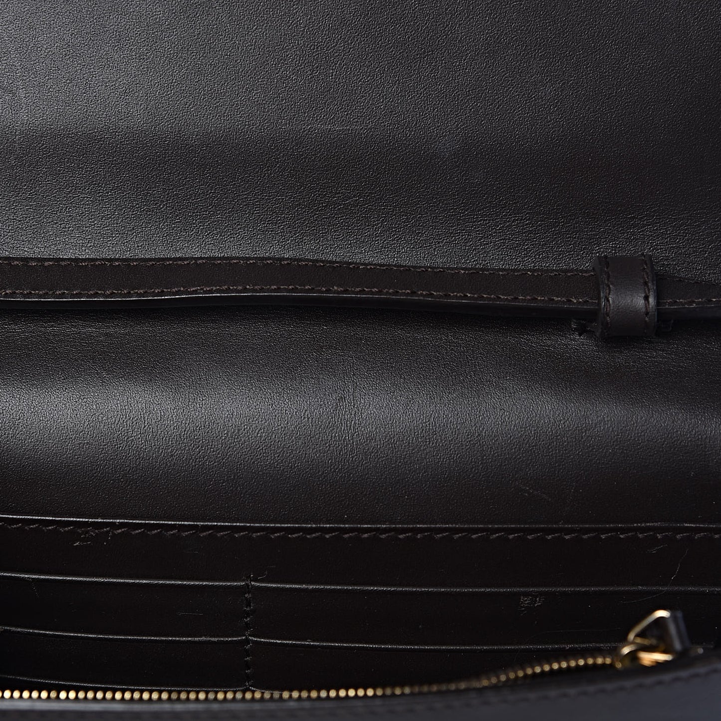 Monogram Web Strap Wallet Dark Brown
