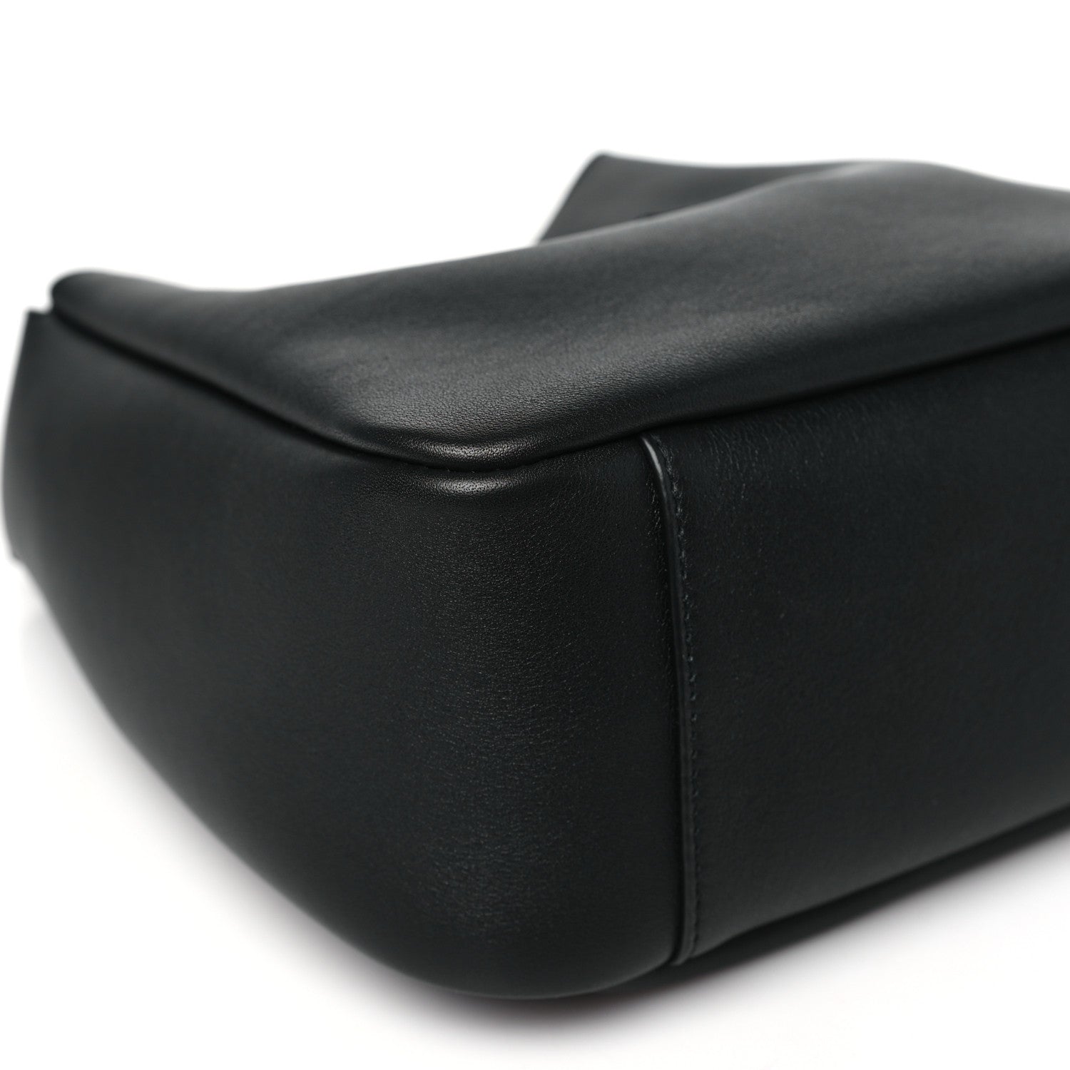 Saint Laurent Smooth Calfskin Small Le 5 A 7 Soft Hobo Black 9 of 10