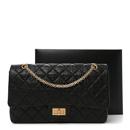 Chanel Aged Calfskin Quilted 2.55 Reissue 227 Flap Black 20 of 21