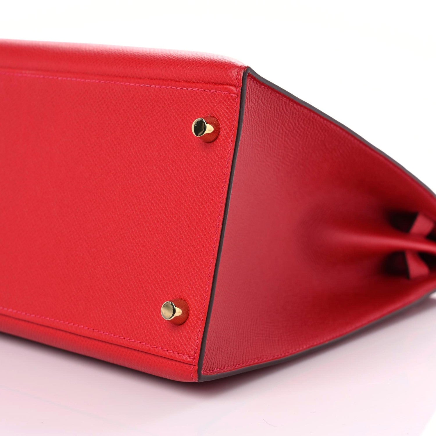 Hermes Epsom Kelly Sellier 35 Rouge Casaque 6 of 11