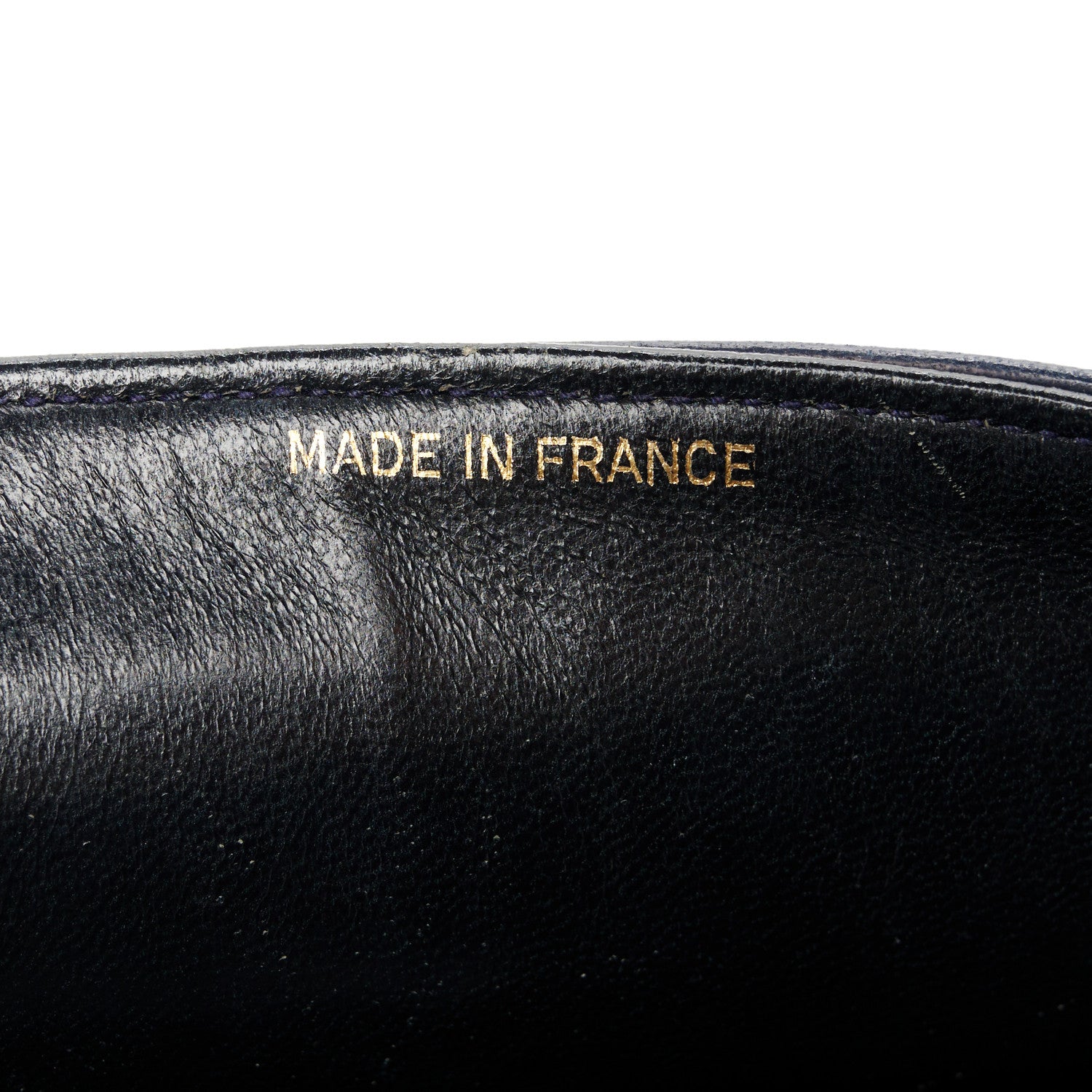 Chanel Lambskin Quilted Medium Double Flap Navy 8 of 14