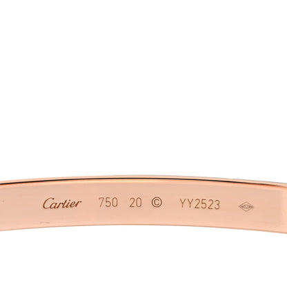 Cartier 18K Pink Gold LOVE Bracelet 20 3 of 5