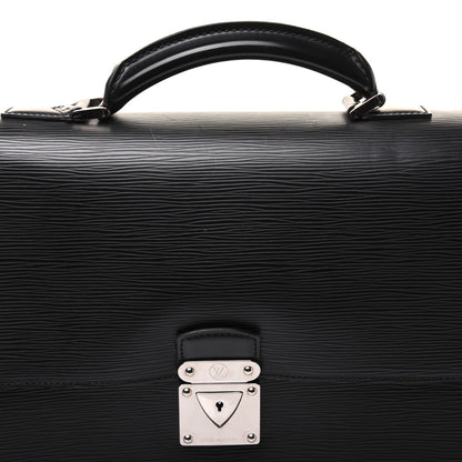 Louis Vuitton Epi Robusto 2 Compartment Briefcase Black 15 of 30