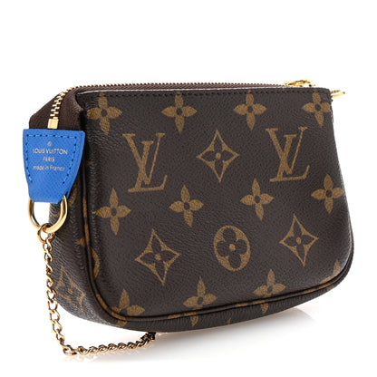 Louis Vuitton Monogram 2019 Christmas Animation Mini Venice Pochette Accessories Blue 3 of 8