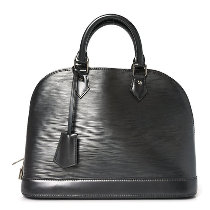 Louis Vuitton Metallic Epi Alma PM Black Silver 1 of 8