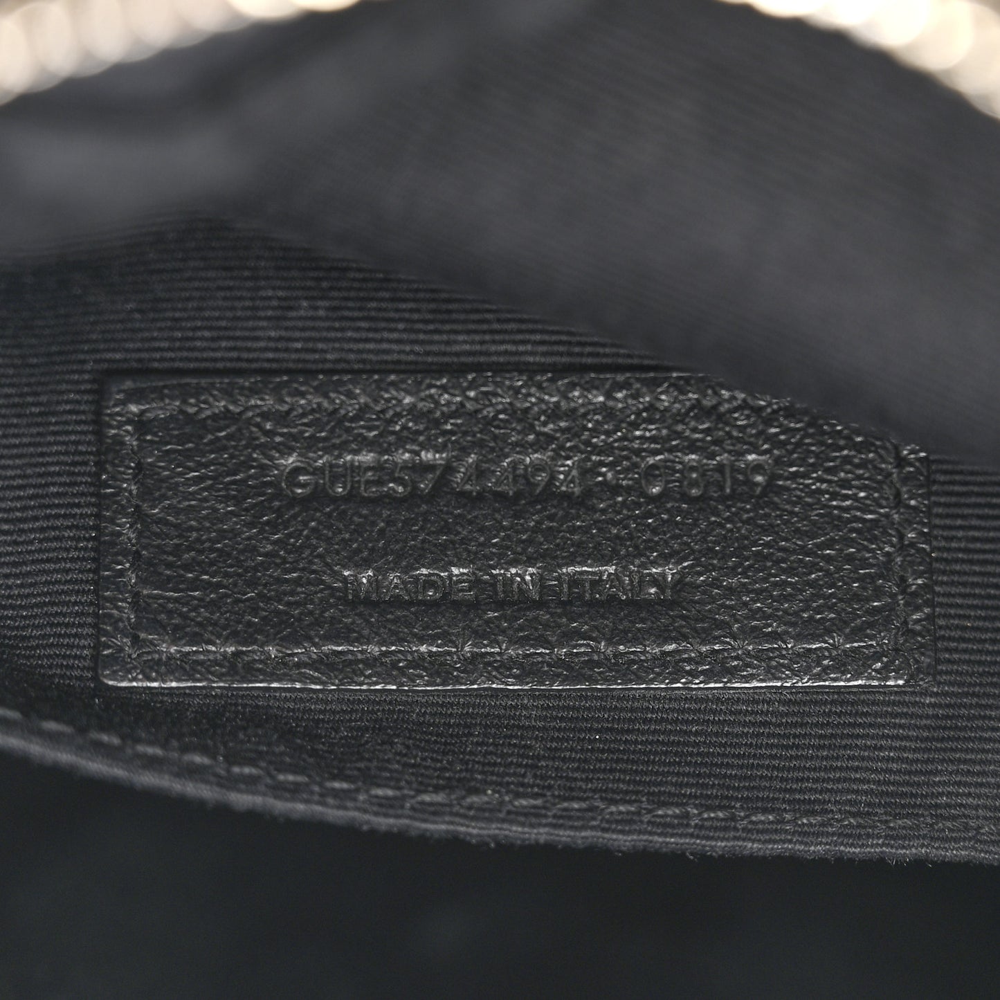 Calfskin Matelasse Monogram Lou Camera Bag Black