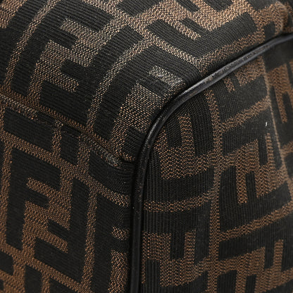 Fendi Zucca Medium Convertible Boston Satchel Tobacco Brown 9 of 11