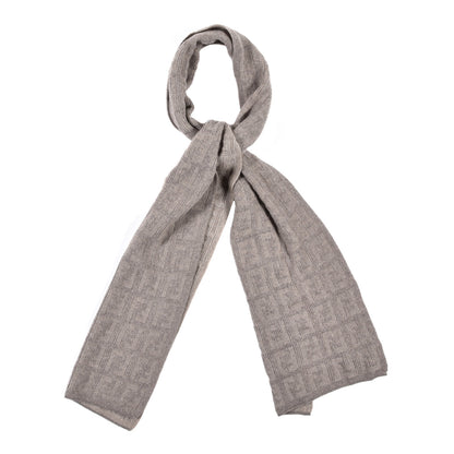 Fendi Wool FF Scarf Grey 1 of 4