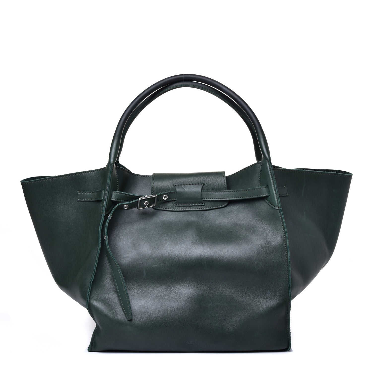Celine Smooth Calfskin Medium Big Bag Dark Green 1 of 11