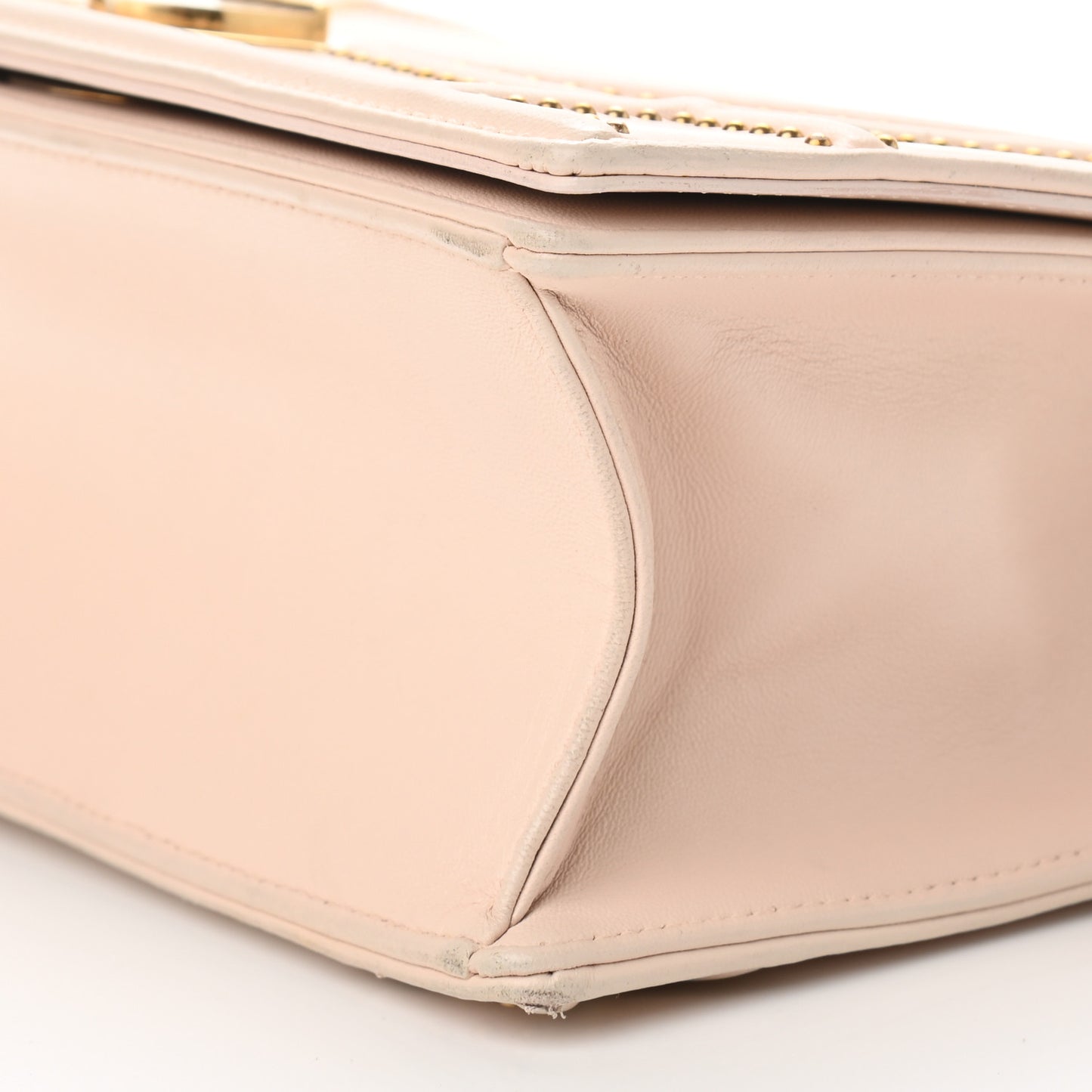 Calfskin Studded Medium Diorama Flap Bag