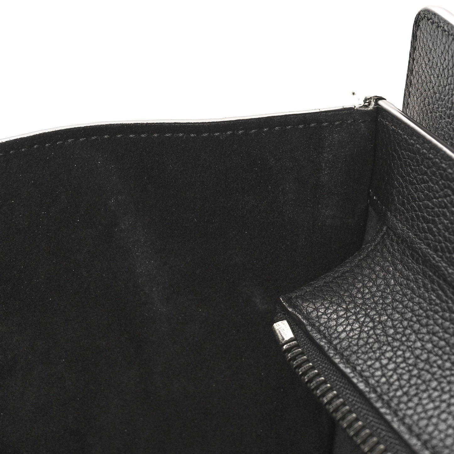 Drummed Calfskin Mini Luggage Black