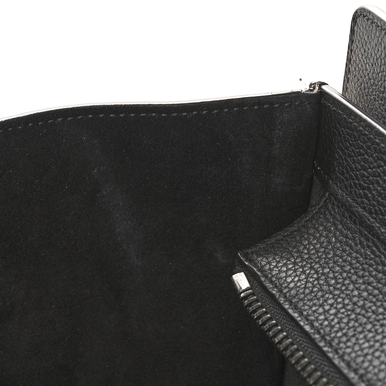 Celine Drummed Calfskin Mini Luggage Black 12 of 13