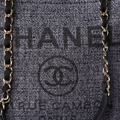 Chanel Lurex Boucle Medium Deauville Tote Black 8 of 11