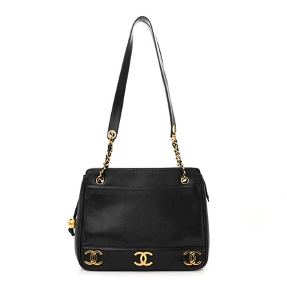 Chanel Caviar CC Shoulder Bag Black 1 of 10