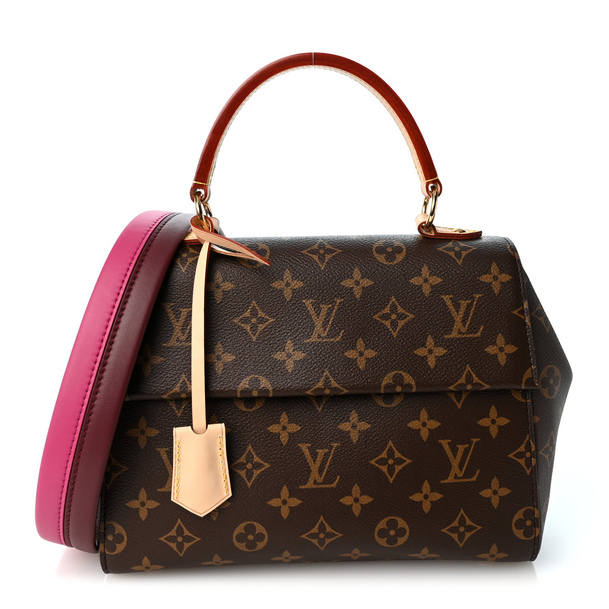Monogram Cluny BB Bordeaux Fuchsia