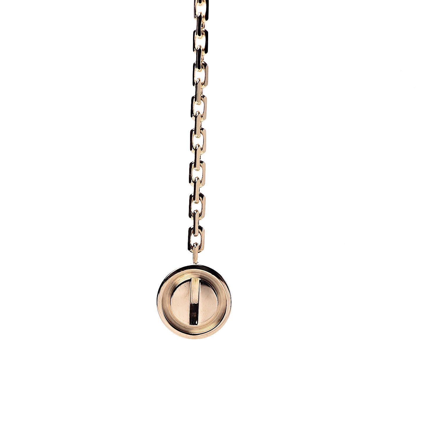 Cartier 18K Yellow Gold LOVE Drop Necklace 4 of 7
