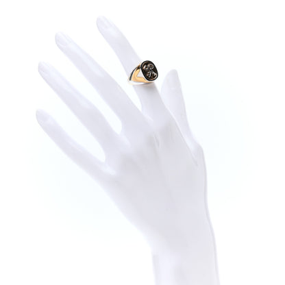 Louis Vuitton Signet Key Ring XS Gold Silver 2 of 6