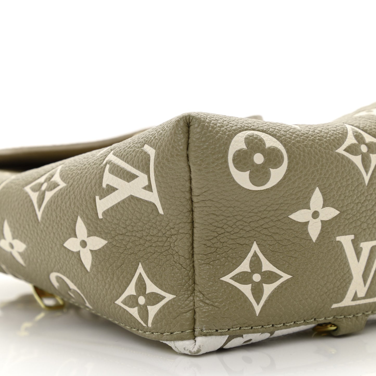 Empreinte Monogram Spring In The City Tiny Backpack Kaki Beige Cream