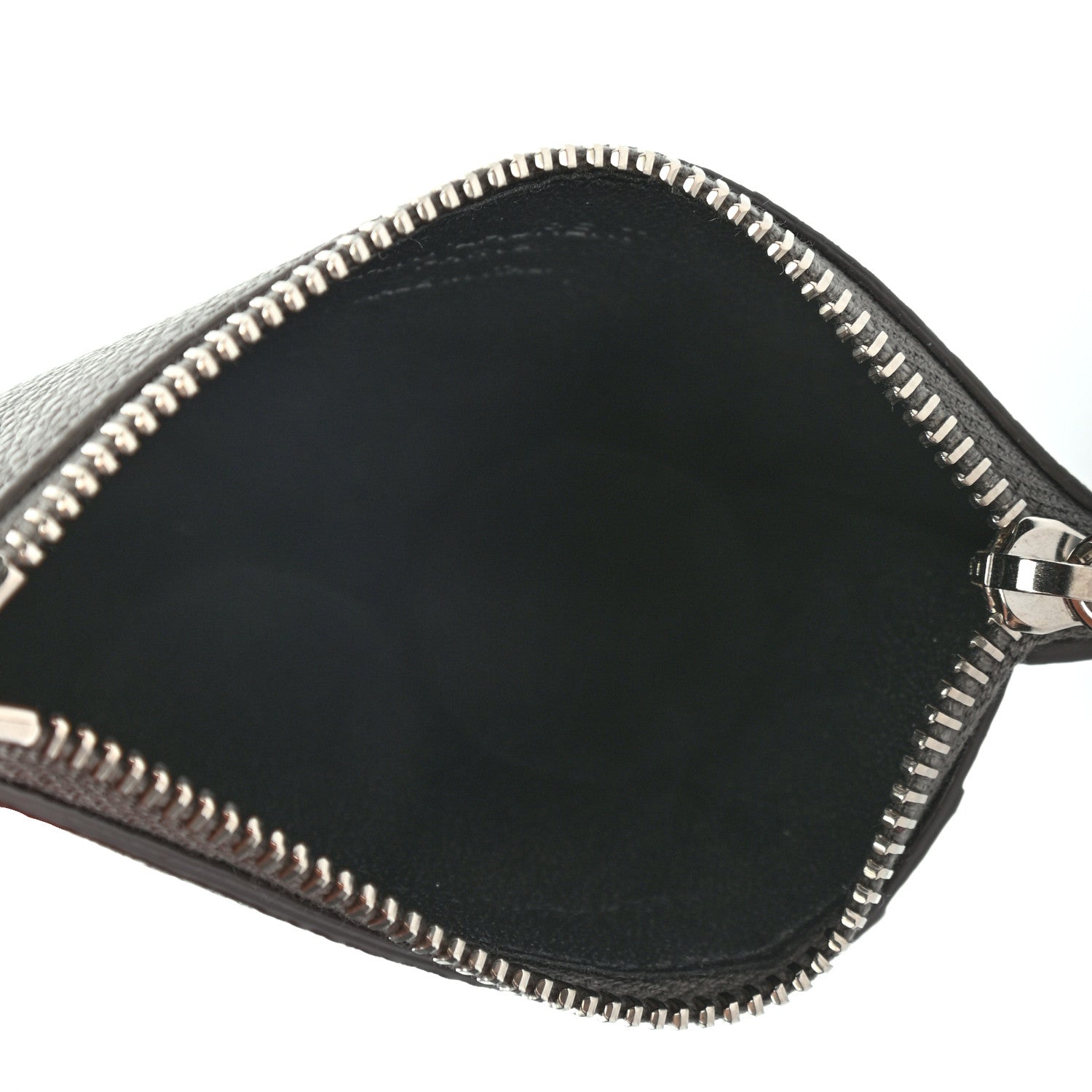 Saint Laurent Calfskin 5 Fragments Zip Pouch Card Holder Fog 5 of 7