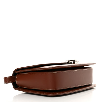 The Row Polished Saddle Calfskin The Sofia 8.75 Crossbody Cherry Wood 4 of 10