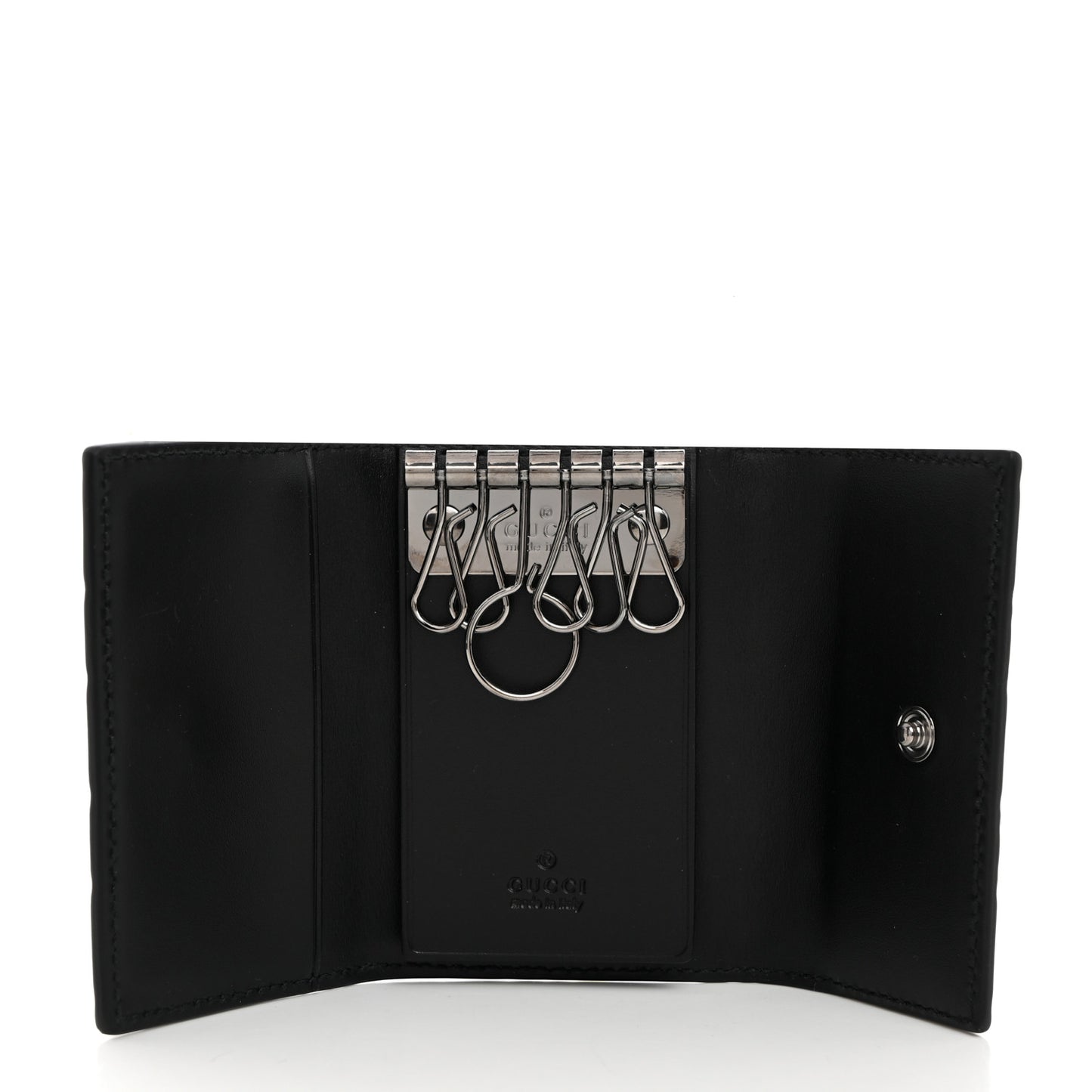 Microguccissima 6 Key Holder Case Black