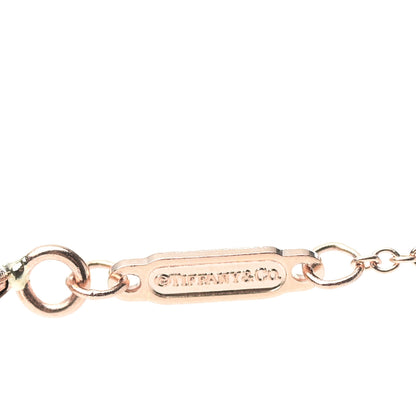 Tiffany 18K Rose Gold Large T Smile Pendant Necklace 4 of 6