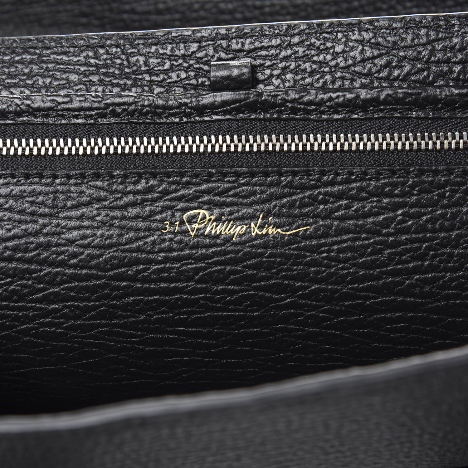 3.1 Phillip Lim 3.1 Textured Calfskin Medium Pashli Satchel Black 7 of 11