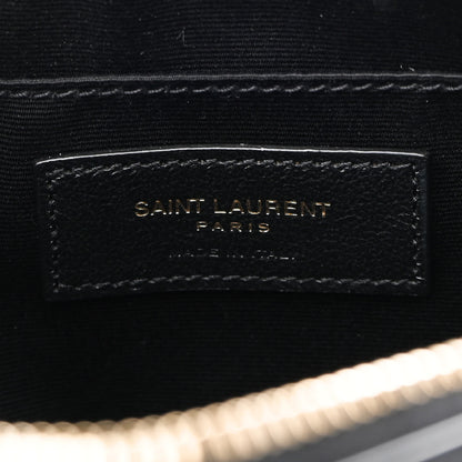Saint Laurent Calfskin Matelasse Monogram Lou Camera Bag Black 6 of 8