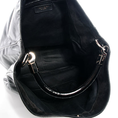 Saint Laurent Patent Large Roady Hobo Black 5 of 7