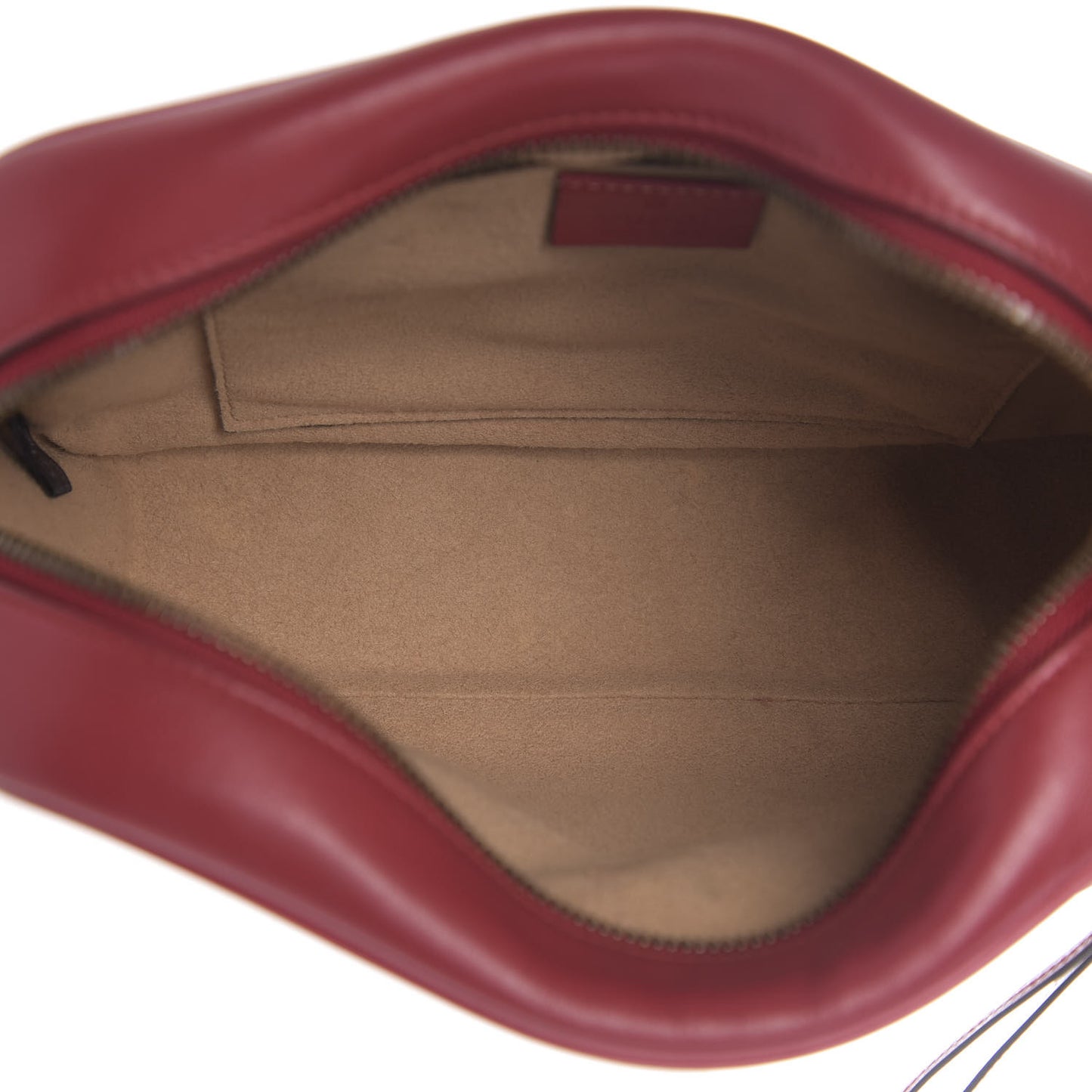 Calfskin Matelasse Small GG Marmont Chain Shoulder Bag Hibiscus Red