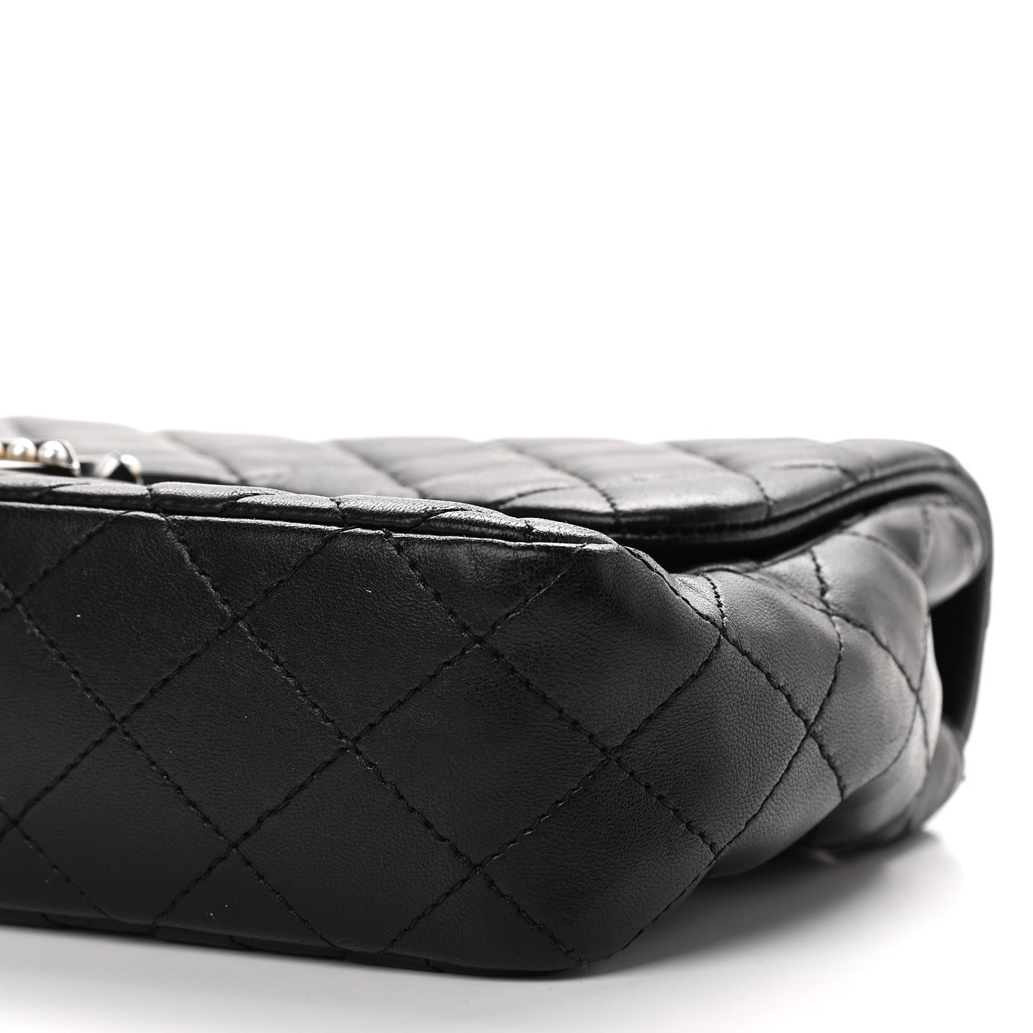 Chanel Lambskin Medium Westminster Pearl Flap Black 9 of 9