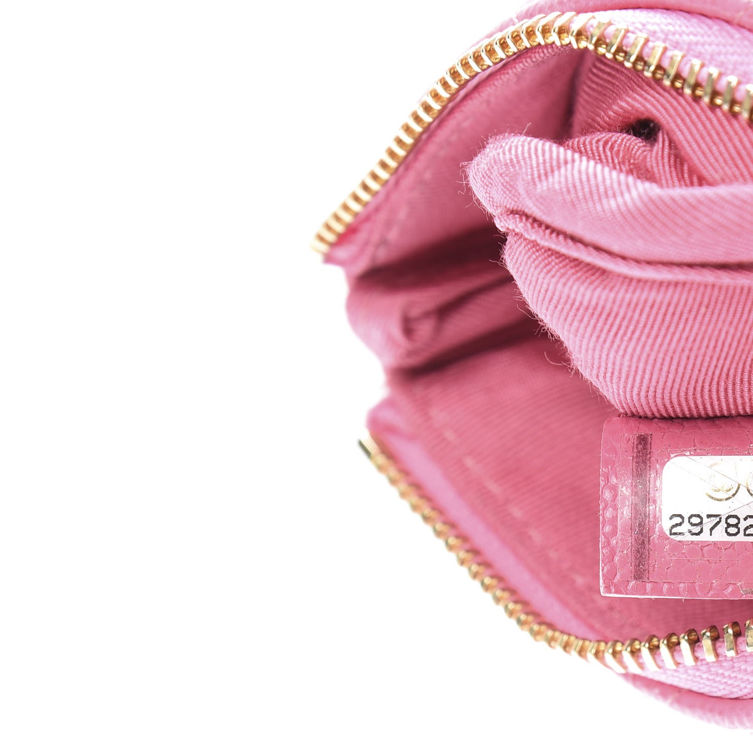 Chanel Caviar Quilted Small Cosmetic Case Pink 7 of 8