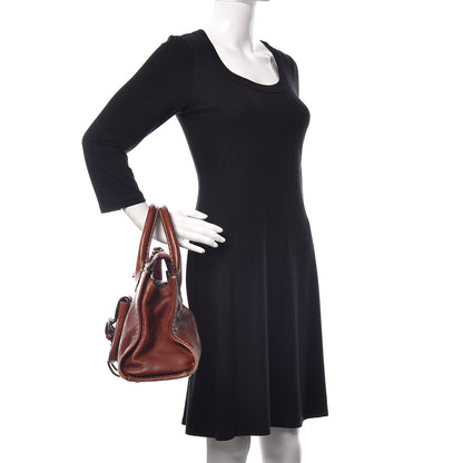 Chloe Calfskin Edith Satchel Ecureil Brown 2 of 8