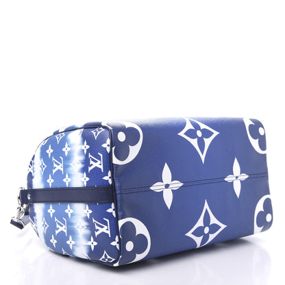 Louis Vuitton Monogram Escale Speedy Bandouliere 30 Blue 5 of 11