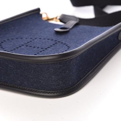 Hermes Feutre Swift Evelyne TPM Bleu Nuit Black 9 of 11