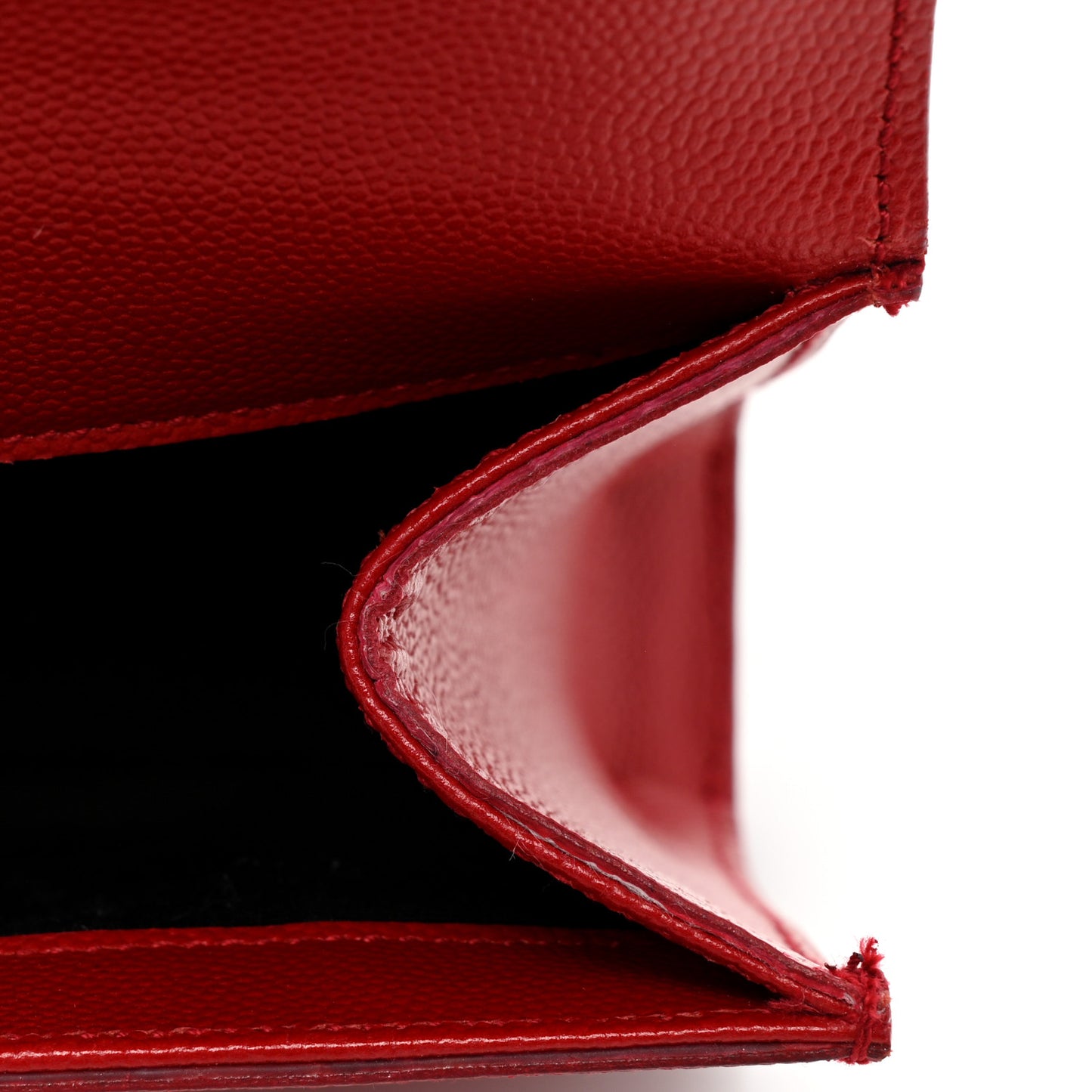 Calfskin Monogram Cassandre Clutch Rouge Orient