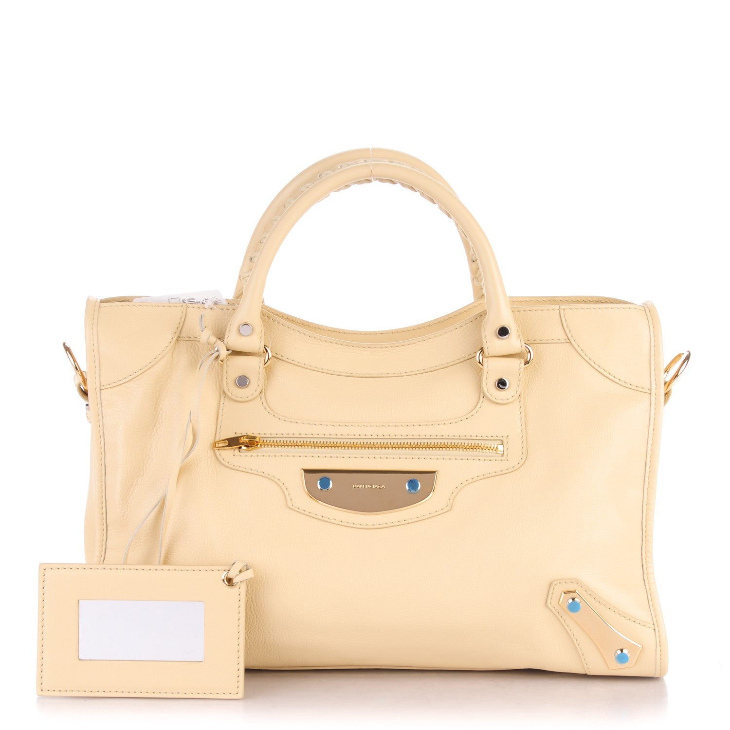Balenciaga Veau Amp Plate Gold Hardware City Beige Argile 1 of 7