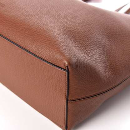 Valentino Garavani Grained Calfskin Rockstud Shoulder Tote Bright Cognac 11 of 13
