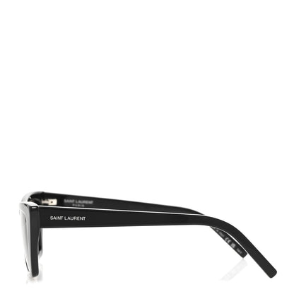 Saint Laurent Acetate Mica Cat Eye Sunglasses SL 276 Black 3 of 8