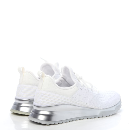 Louis Vuitton Technical Knit V.N.R Sneakers 9 White Silver 5 of 8