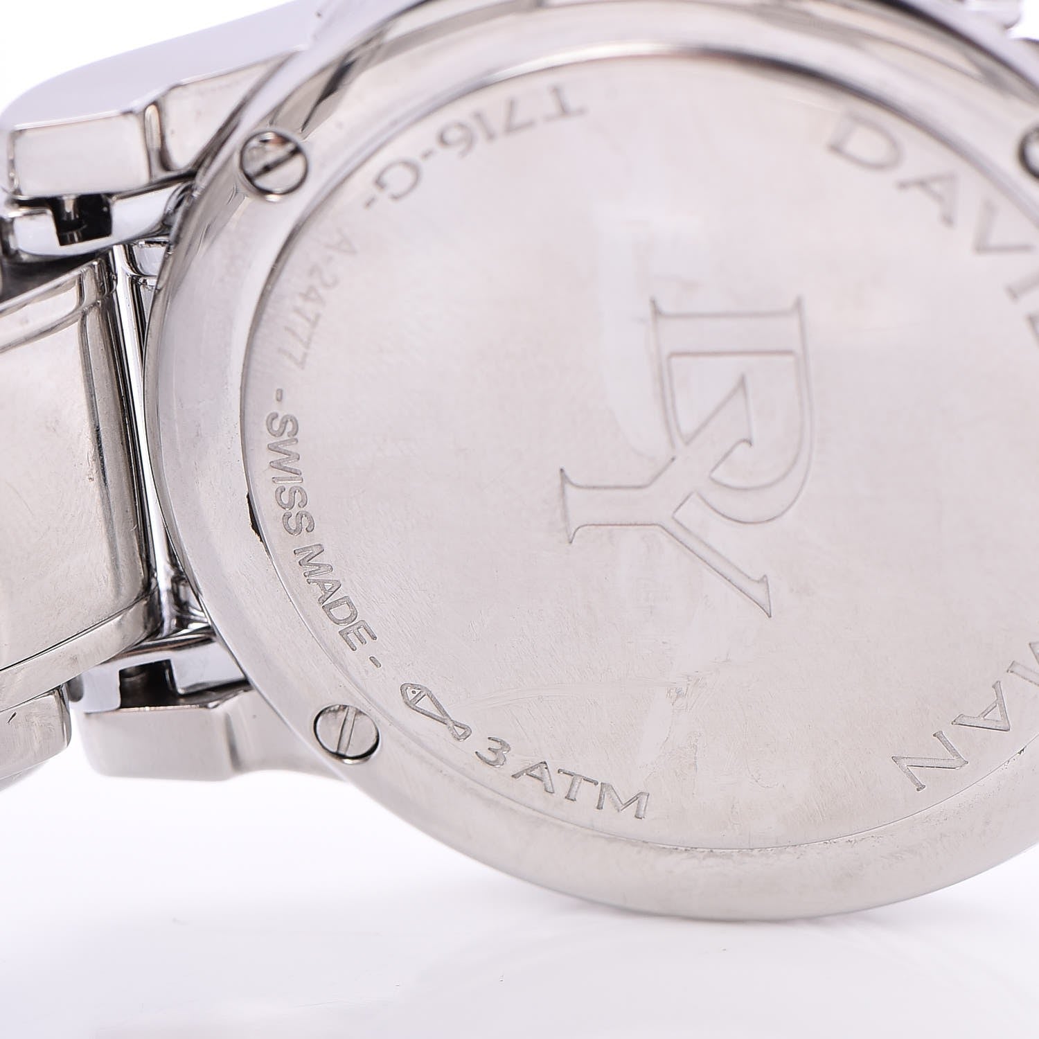 David Yurman Stainless Steel Diamond Mother of Pearl 34mm Classic Quartz Watch 9 of 11