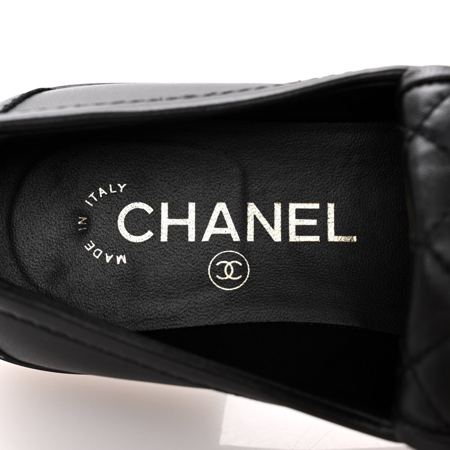 Chanel Lambskin Quilted CC Turnlock Loafers 36 Black 8 of 11