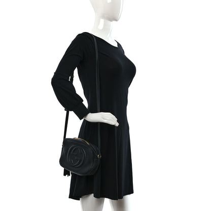 Gucci Pebbled Calfskin Small Soho Disco Bag Black 2 of 9