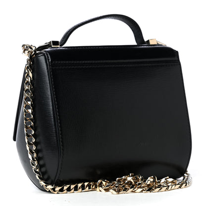 Givenchy Textured Calfskin Mini Pandora Box Chain Crossbody Bag Black 2 of 5