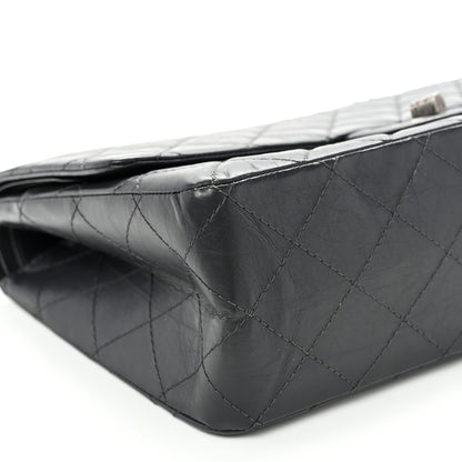 Chanel Aged Calfskin Quilted 2.55 Reissue 227 Flap Dark Grey 9 of 10