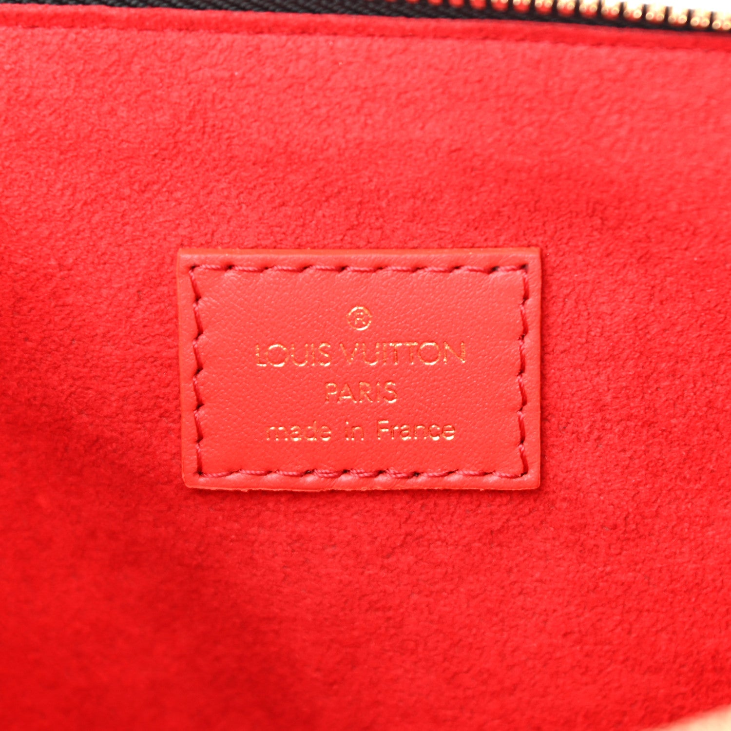 Louis Vuitton Patent Embossed Monogram Lambskin Coussin MM Black Red 6 of 9